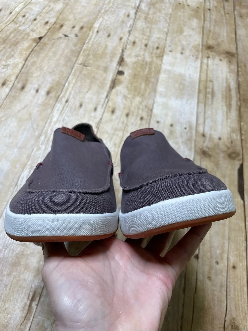 Kuru Men’s Pace Slip On Loafer Deck Sneaker Shoes In Brown